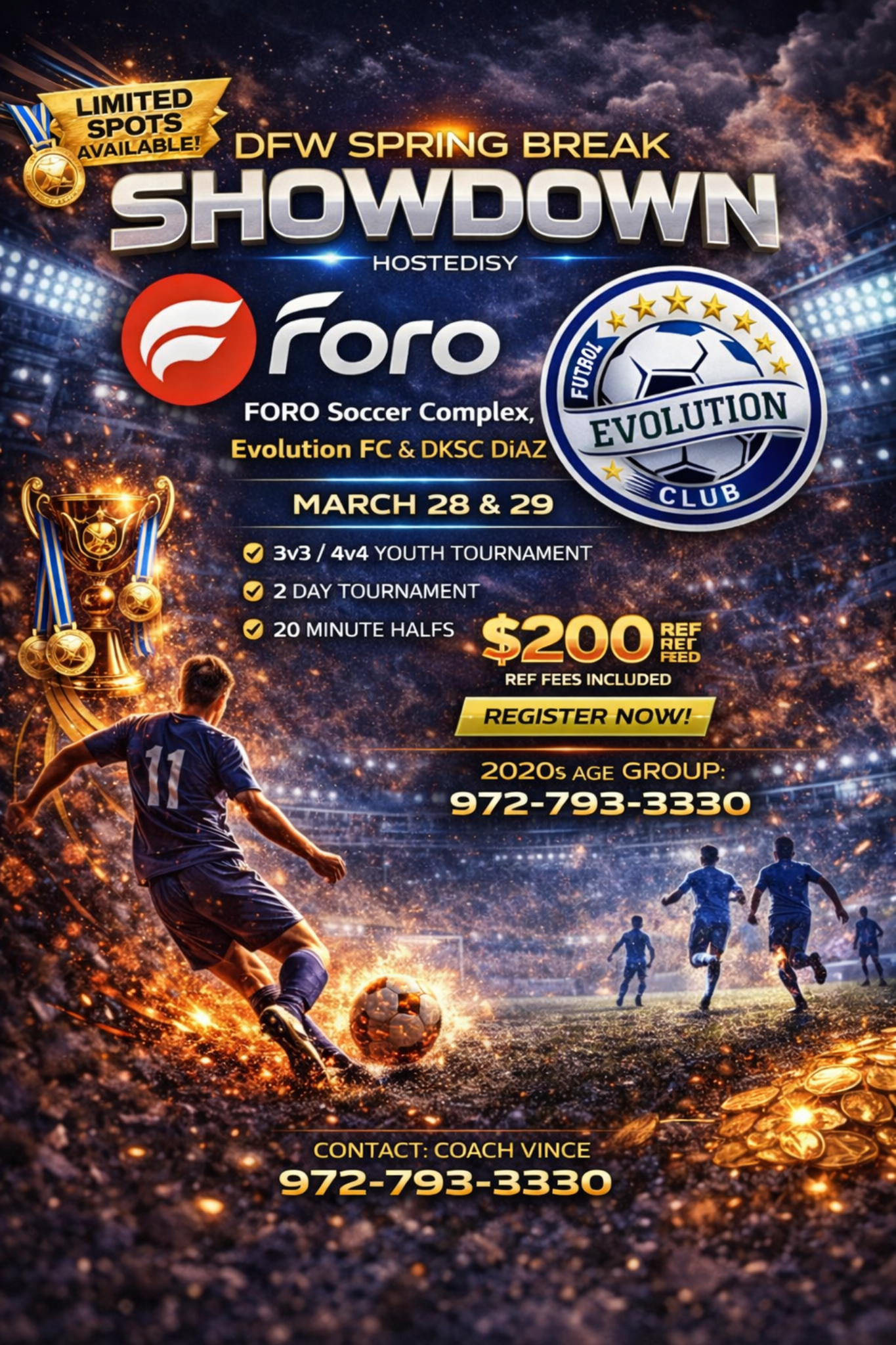 DFW Spring Break Showdown official flyer